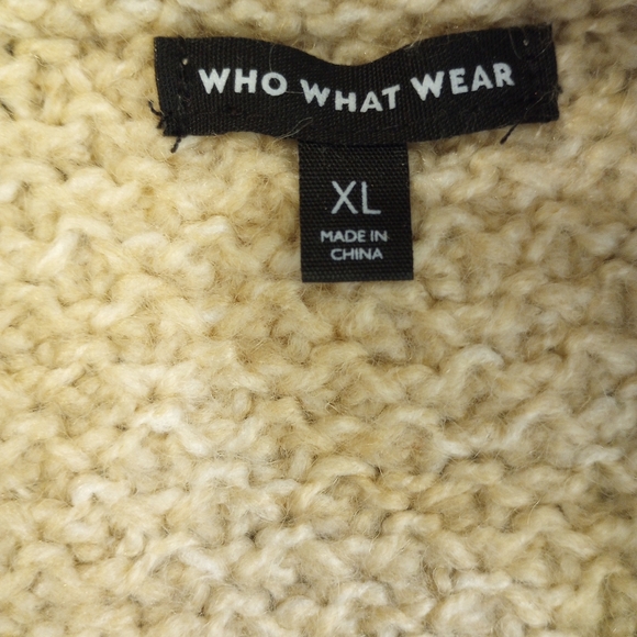 Who What Wear Texture-Stitch Cardigan, Sz XL - Picture 8 of 10
